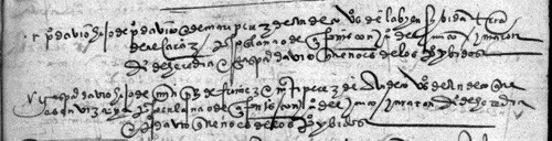 Registro en los libros de asiento de pasajeros a Indias de la Casa de Contrataci�n.