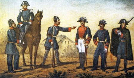 Guardias civiles del Siglo XIX. (www.guardiacivil.es)