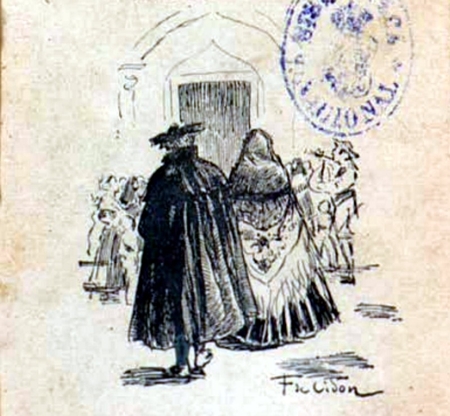 Imagen tomada de la Biblioteca Digital Hisp�nica. Libro La cencerrada. Vicente Blasco Ib��ez -  1900.