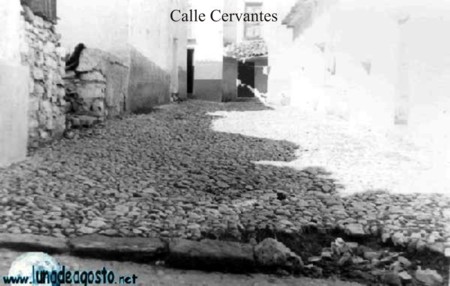 Calle Cervantes hace a�os