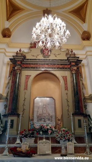 Retablo de la capilla de la Virgen de Turruchel.