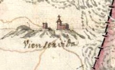 Bienservida en un mapa de 1809