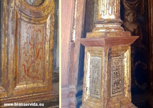 Candelieri en la predela