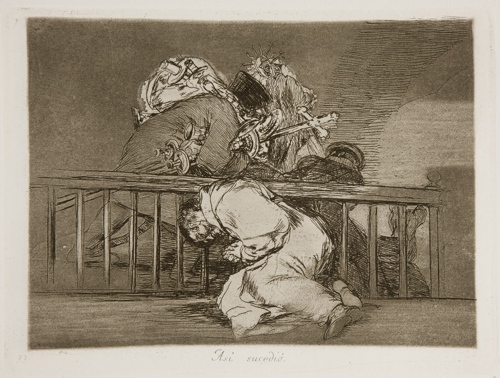 Los desastres de la guerra. L�mina n� 47. As� sucedi�. Francisco de Goya