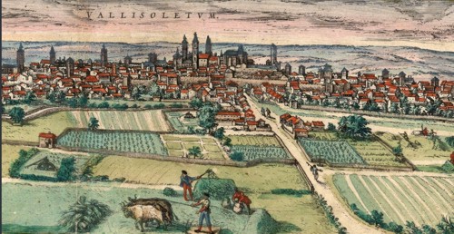 Vista de Valladolid en 1588