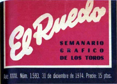 Diario El ruedo. 31/12/1974