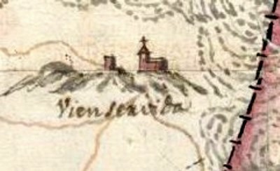 Bienservida en el mapa de 1809