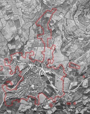 Fotograf�a a�rea de Bienservida (7/5/1956). Fototeca del CNIG.