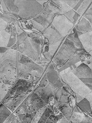 Vista de la zona de Turruchel y Pel�ez (7/5/1956). Fototeca del CNIG.