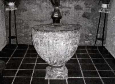 Pila bautismal (en Villarrodrigo)